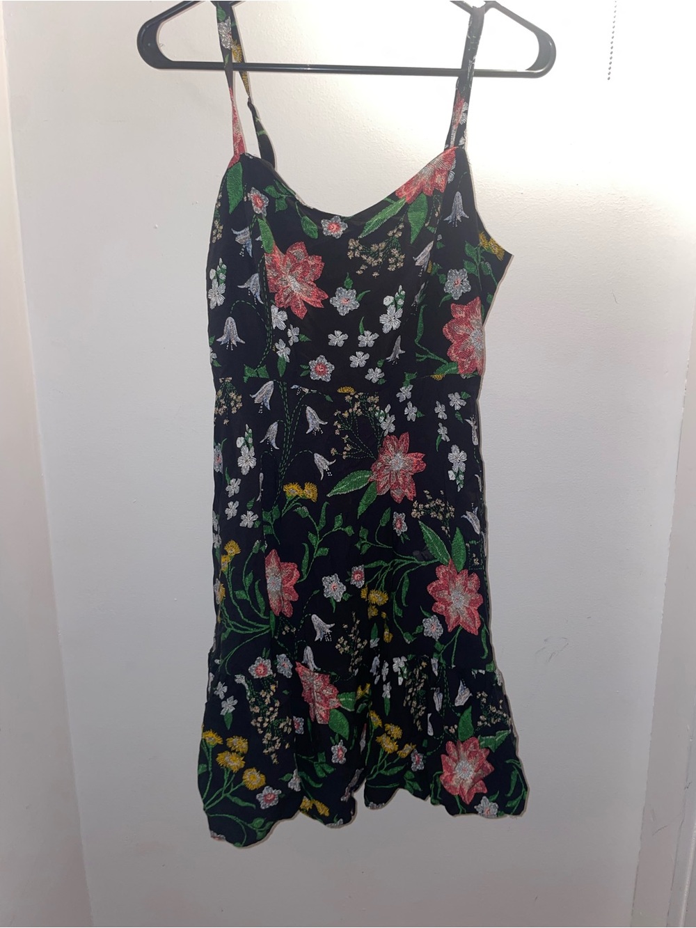 Old Navy Black Floral Dress